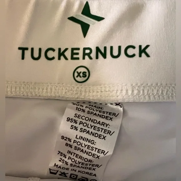 TUCKERNUCK TNUCK XS White Fresh Buds Perforated Tennis Skort Skirt Orig $128